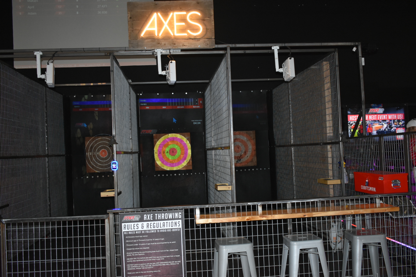 axe throwing in bakersfield