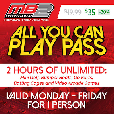 VIP weekday deal for 1 person